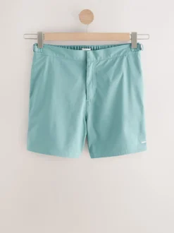 Badkleding*Next Grijs-groen - Signature Tailored zwembroek met tailleband