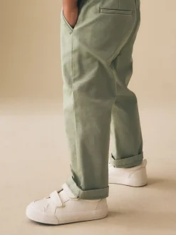 Broeken En Chino's*Next Grijs-groen - Stretch Chino Broek (3mnd-7jr)