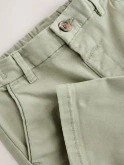 Broeken En Chino's*Next Grijs-groen - Stretch Chino Broek (3mnd-7jr)