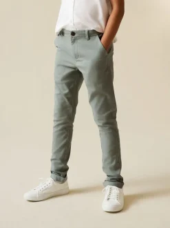 Broeken En Chino's*Next Grijs-groen - Stretchy chino's (3-17jr)