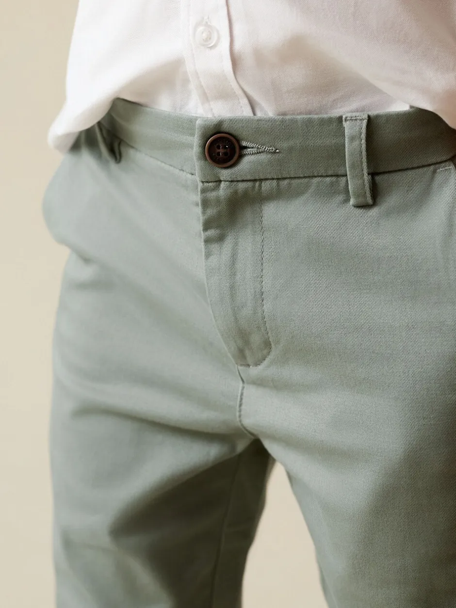 Broeken En Chino's*Next Grijs-groen - Stretchy chino's (3-17jr)