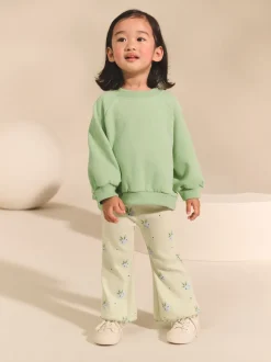 Truien En Breisels|Sweaters En Hoody´S|Next Grijs-groen - Sweatshirt met ronde hals (3 mnd-7 jr)