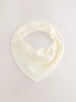 Slabbetjes*Next - Verpakking met 5 babyslabbetjes Grijs-groen