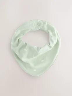 Slabbetjes*Next - Verpakking met 5 babyslabbetjes Grijs-groen