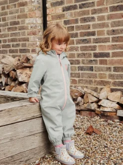 Jassen, Jacks En Kinderwagenpakjes|Jassen En Jacks*Next Grijs-groen - Waterbestendig regenpak met print (3 mnd-7 jr)