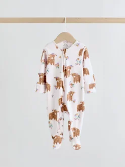Babypakjes En Babypyjama's|Next Grijs-groen - 2-weg slaappakjes met ritssluiting, set van 3 (0-2jr)