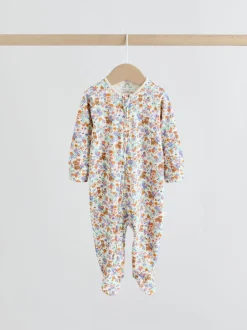 Babypakjes En Babypyjama's|Next Grijs-groen - 2-weg slaappakjes met ritssluiting, set van 3 (0-2jr)
