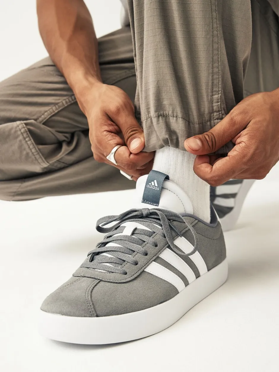 Sneakers*adidas Grijs/wit - VL Court sneakers