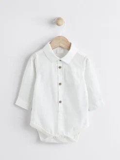 Sets En Combisets|Rompertjes En Tuinbroeken*Next Grijs/wit - Set met bretelbroeken en Bodysuit van geweven katoen voor baby's (0mnd-3jr)