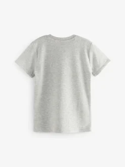 Ondergoed|Schoolkleding|Next - Set van 2 thermische T-shirts met korte mouwen (2-16jr) Grijs/wit