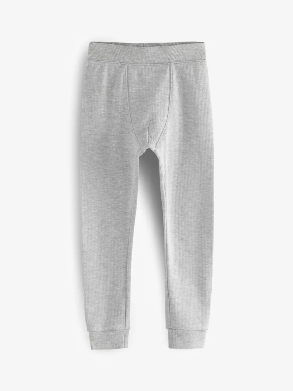 Ondergoed|Nachtkleding En Pyjama's|Next Grijs/wit - Verpakking van 2 thermische leggings (2-16 jr)