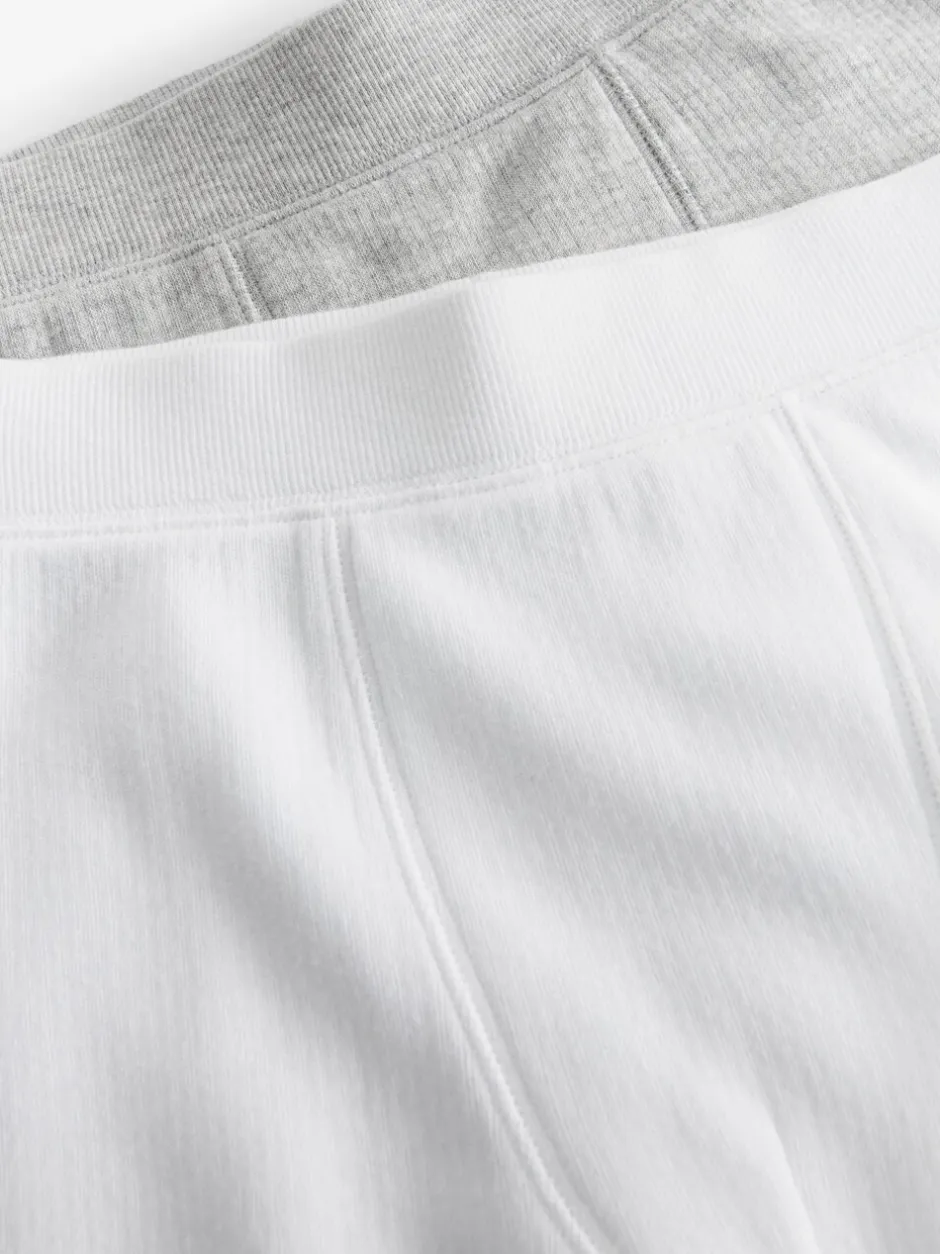 Ondergoed|Nachtkleding En Pyjama's|Next Grijs/wit - Verpakking van 2 thermische leggings (2-16 jr)