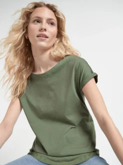 Tops En T-Shirts|Next - Set van 5 T-shirts met kapmouwtjes Grijs/wit/zwart/marineblauw/kakigroen