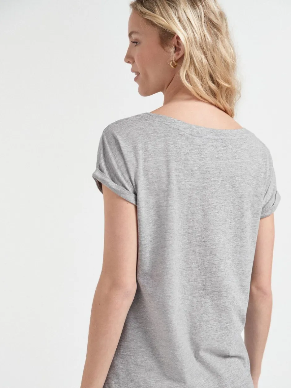 Tops En T-Shirts|Next - Set van 5 T-shirts met kapmouwtjes Grijs/wit/zwart/marineblauw/kakigroen