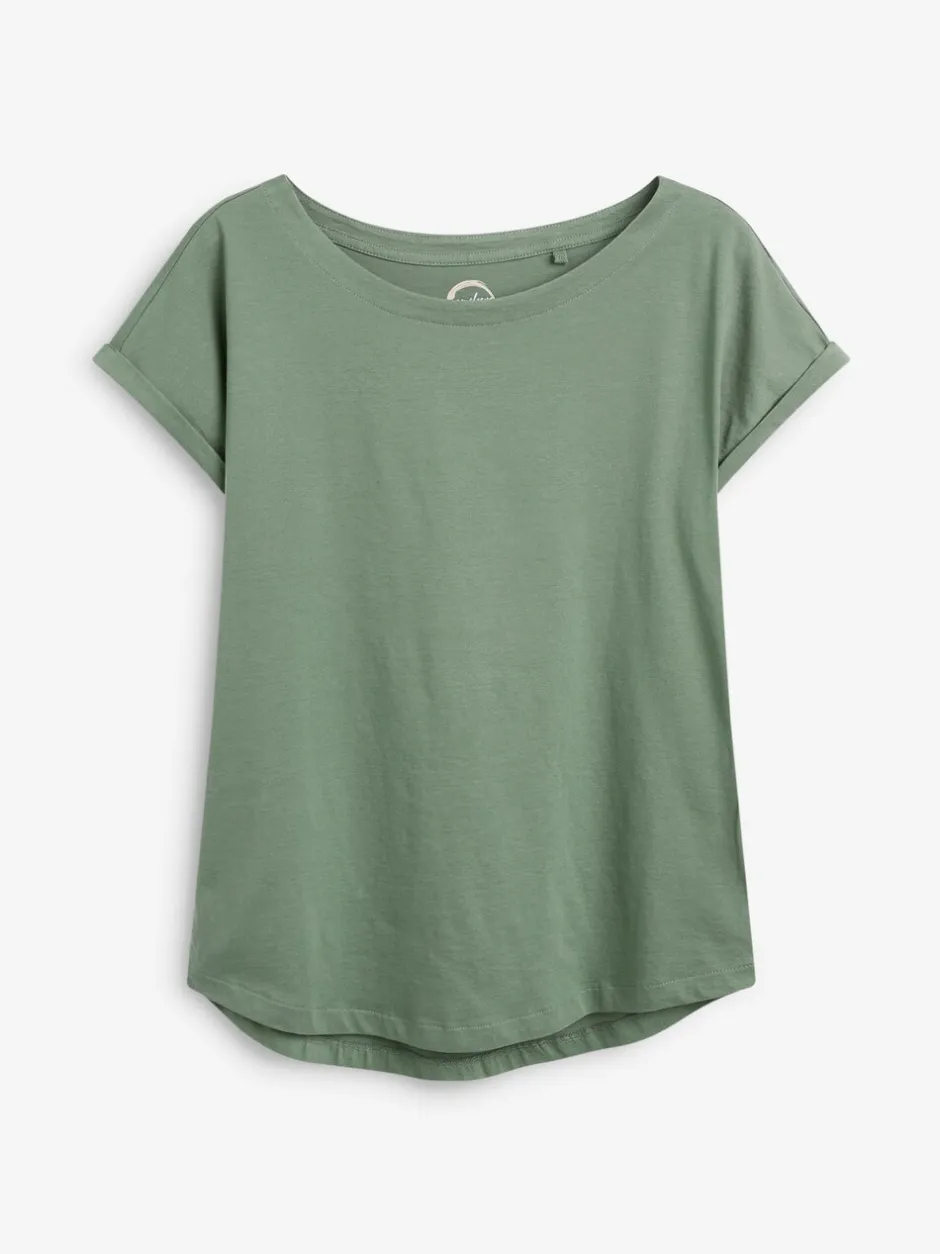 Tops En T-Shirts|Next - Set van 5 T-shirts met kapmouwtjes Grijs/wit/zwart/marineblauw/kakigroen