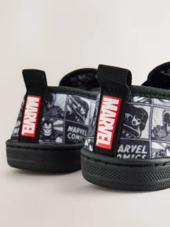 Pantoffels*Next Grijs/zwart - Marvel pantoffels met omgevende zool