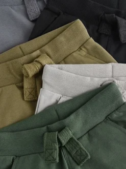 Multipacks|Jeans En Joggingbroeken|Next Grijs/zwart/groen - Verpakking van 5 joggingbroeken (3mnd-7jr)