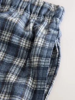 Loungewear|Pyjama's|Next - MotionFlex - Behaaglijke pyjamabroek met boorden Grijze Grindle-ruit
