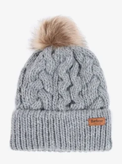 Mutsen, Handschoenen En Sjaals|Barbour Grijze Penshaw - ® Pom Benie Hat