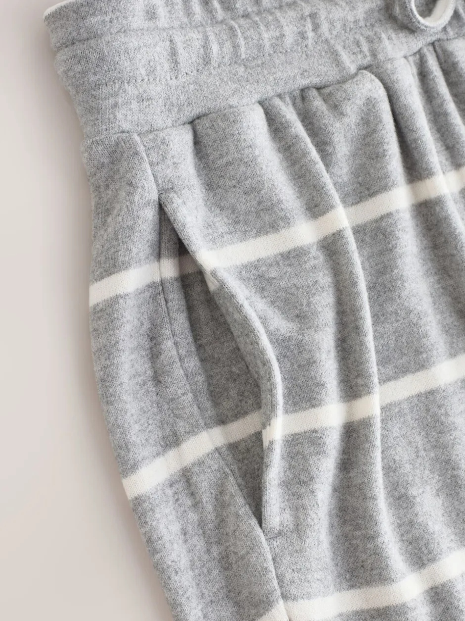 Pyjama's|Loungewear|Next - Behaaglijke pyjama met lange mouwen Grijze streep