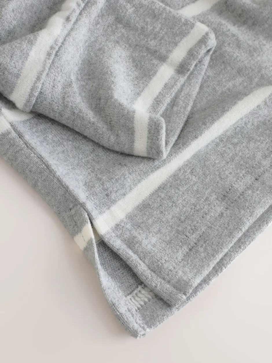 Pyjama's|Loungewear|Next - Behaaglijke pyjama met lange mouwen Grijze streep