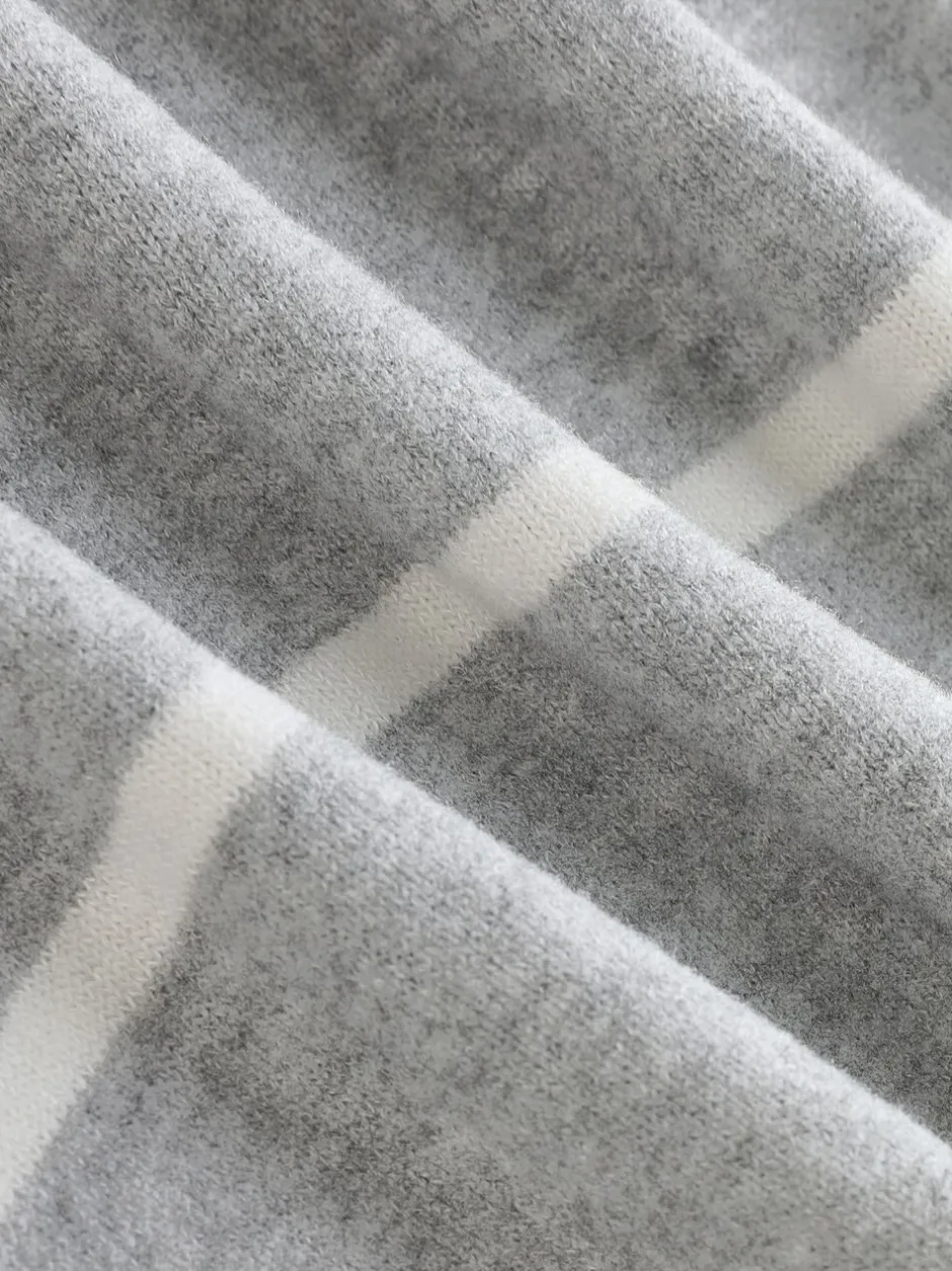 Pyjama's|Loungewear|Next - Behaaglijke pyjama met lange mouwen Grijze streep