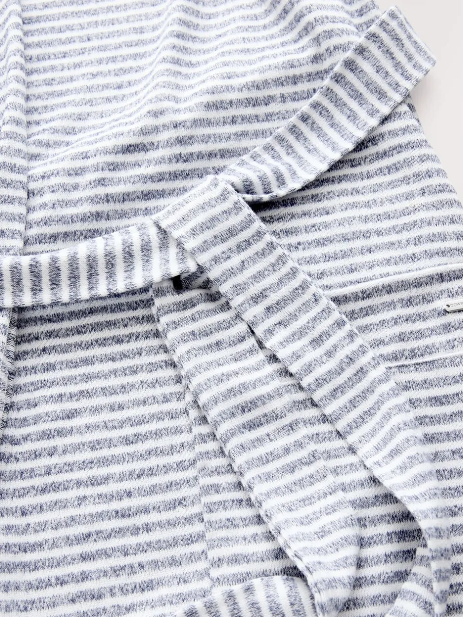 Badjassen*Next - Cosy Lightweight Dressing Gown Grijze streep