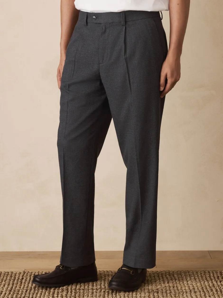 Formele Broek*Next Grijze textuur - Straight fit - Smart Textured Trousers
