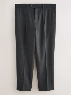 Formele Broek*Next Grijze textuur - Straight fit - Smart Textured Trousers