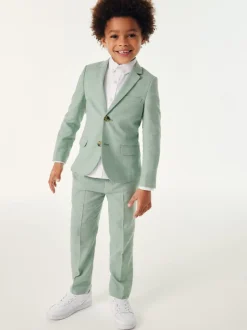 Kostuums En Herenvesten|Baker by Ted Baker Groen - kostuumjasje
