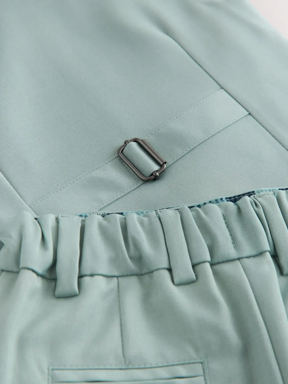 Kostuums En Herenvesten|Baker by Ted Baker - set van overhemd, gilet en short Groen