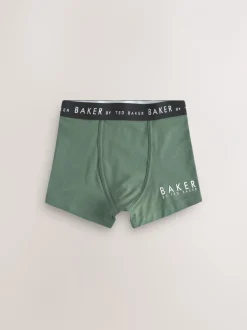 Ondergoed*Baker by Ted Baker - jongens boxershorts verpakking van 5 Groen