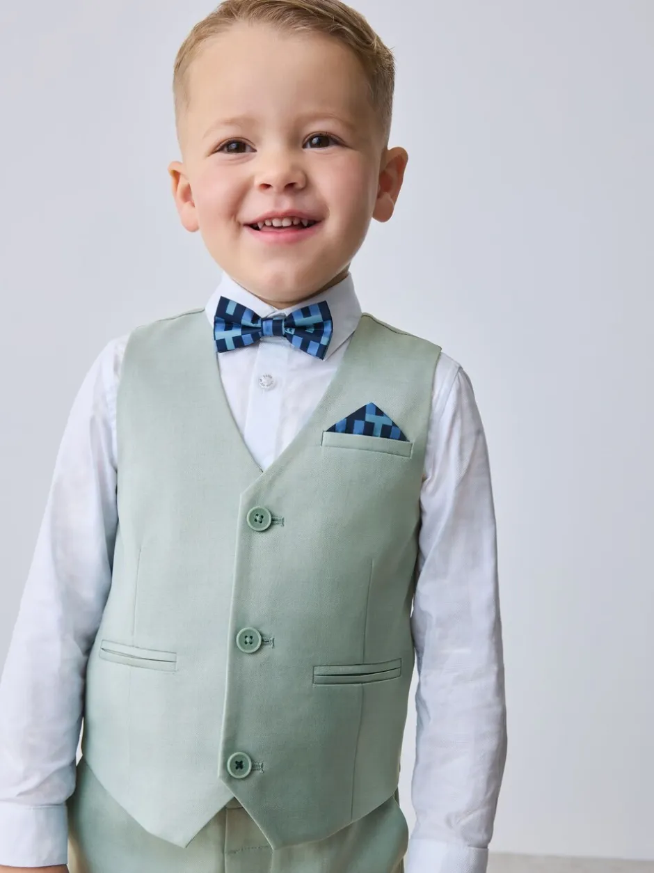 Kostuums En Herenvesten*Baker by Ted Baker - set van gilet, overhemd en broek Groen