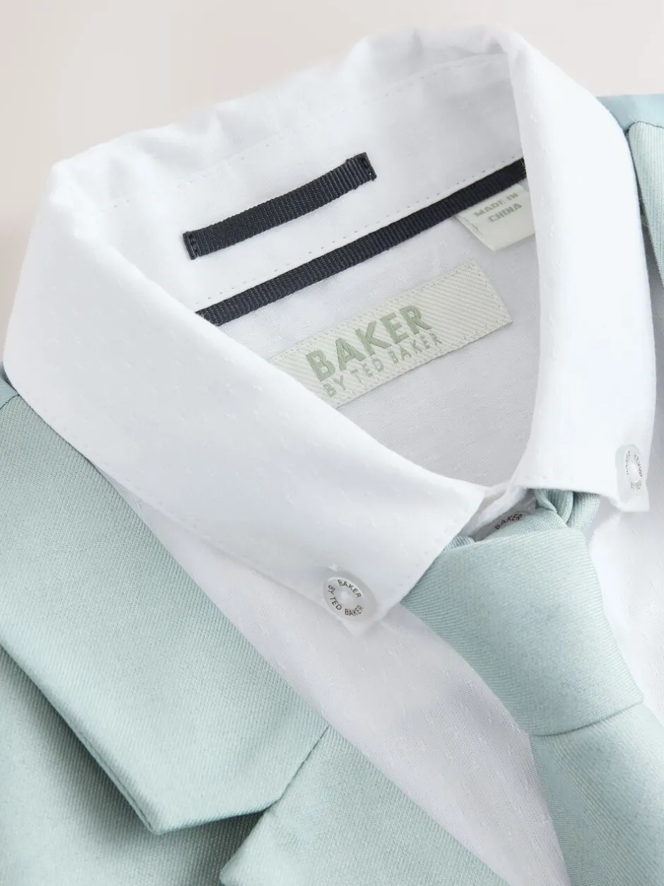 Kostuums En Herenvesten|Baker by Ted Baker - Waistcoat, Shirt And Tie Set Groen