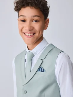 Kostuums En Herenvesten|Baker by Ted Baker - Waistcoat, Shirt And Tie Set Groen