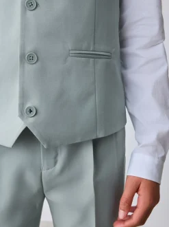 Kostuums En Herenvesten|Baker by Ted Baker - Waistcoat, Shirt And Tie Set Groen