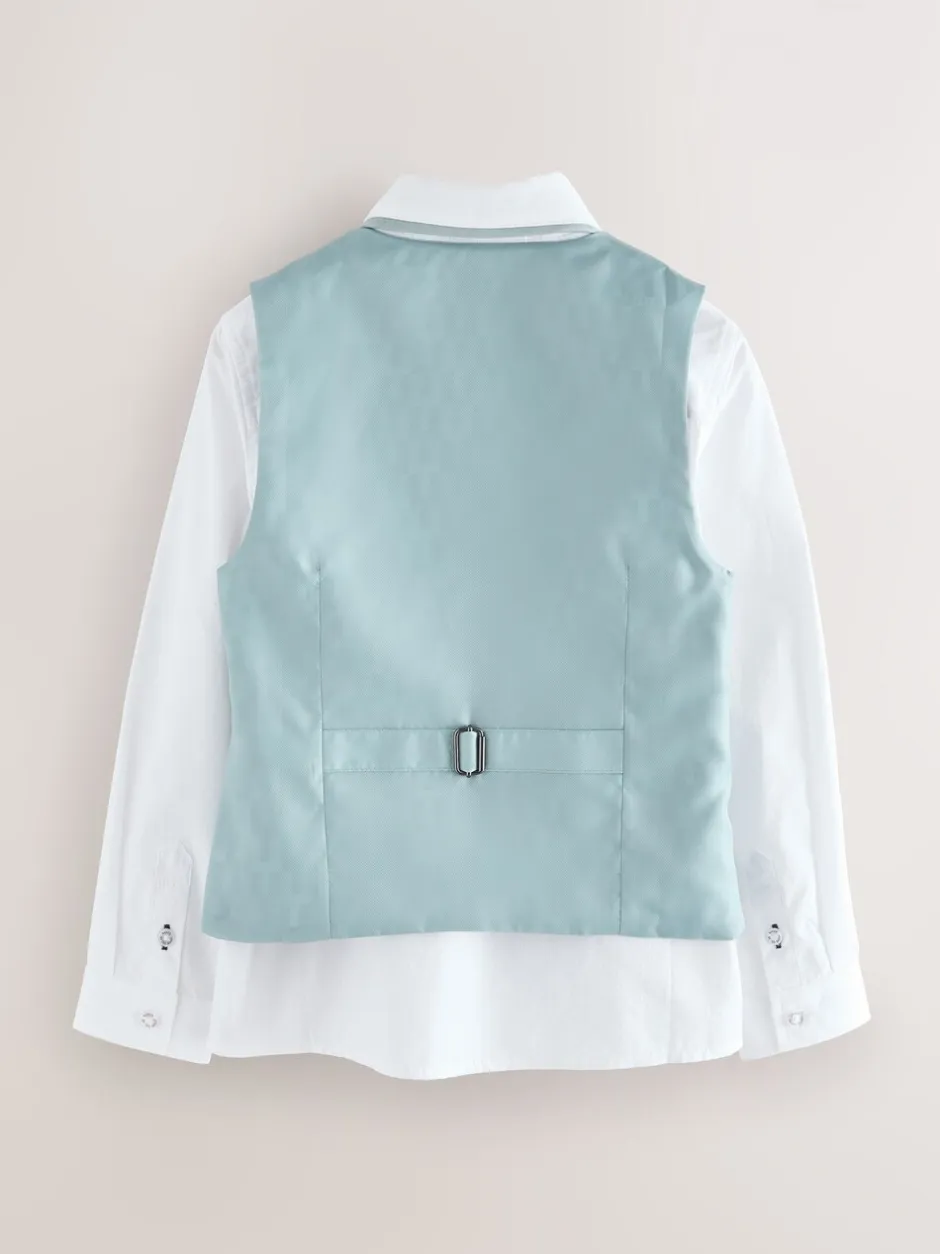 Kostuums En Herenvesten|Baker by Ted Baker - Waistcoat, Shirt And Tie Set Groen
