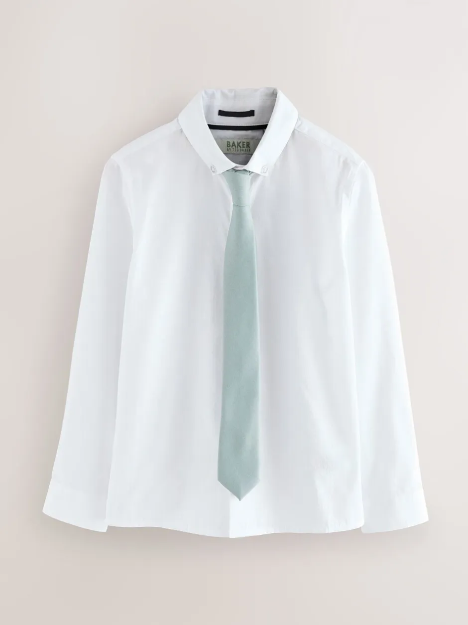 Kostuums En Herenvesten|Baker by Ted Baker - Waistcoat, Shirt And Tie Set Groen