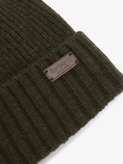 Mutsen, Sjaals En Handschoenen*Barbour Groen - ® Carlton Beanie Hat