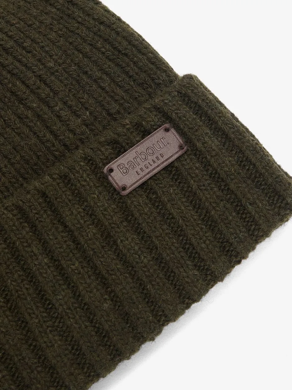 Mutsen, Sjaals En Handschoenen*Barbour Groen - ® Carlton Beanie Hat