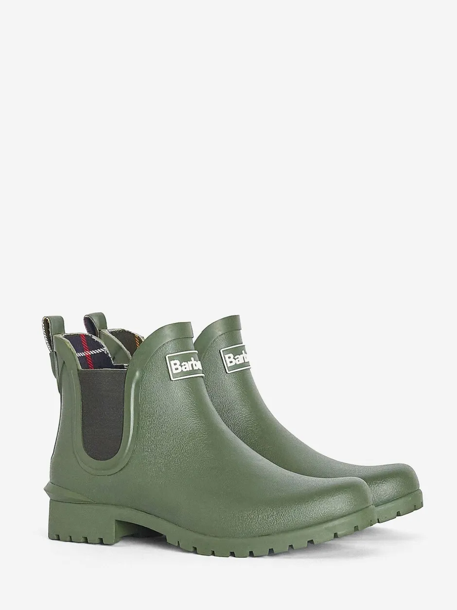 Laarzen|Barbour - ® Wilton Chelsea Wellington laarzen Groen