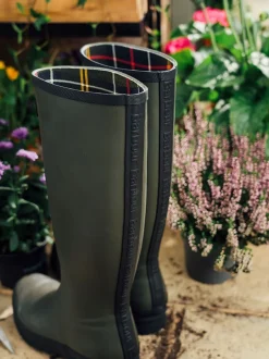 Laarzen|Barbour - Abbey regenlaarzen ® Groen