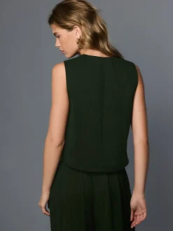 Kostuums En Werkkleding*Next - Button Front Waistcoat Groen