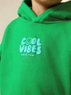 Sets En Combisets|Truien En Breisels*Next - Cool Vibes Printed Hoodie and Joggers Set (3mths-7yrs) Groen