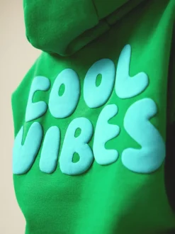 Sets En Combisets|Truien En Breisels*Next - Cool Vibes Printed Hoodie and Joggers Set (3mths-7yrs) Groen