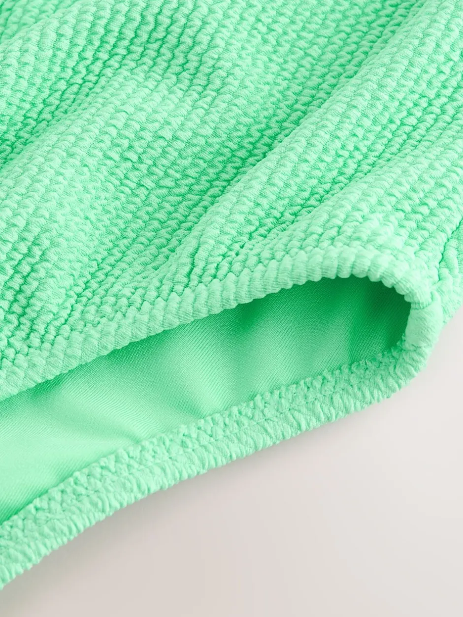 Badkleding|Next - Crinkle Swimsuit (3-16yrs) Groen