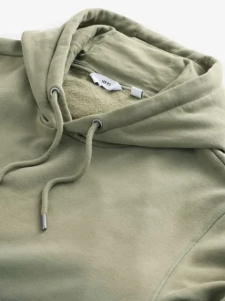 Sweaters En Hoody´S|Sweaters En Hoody´S|Next - Dip Dye Katoenrijke Jersey Hoodie Groen