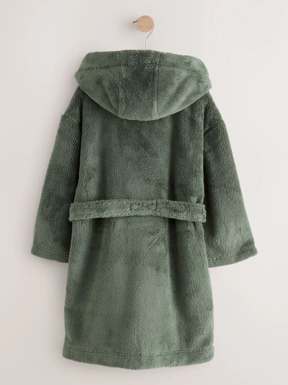 Kamerjassen*Next Groen - Fleece badjas (1,5-16jr)