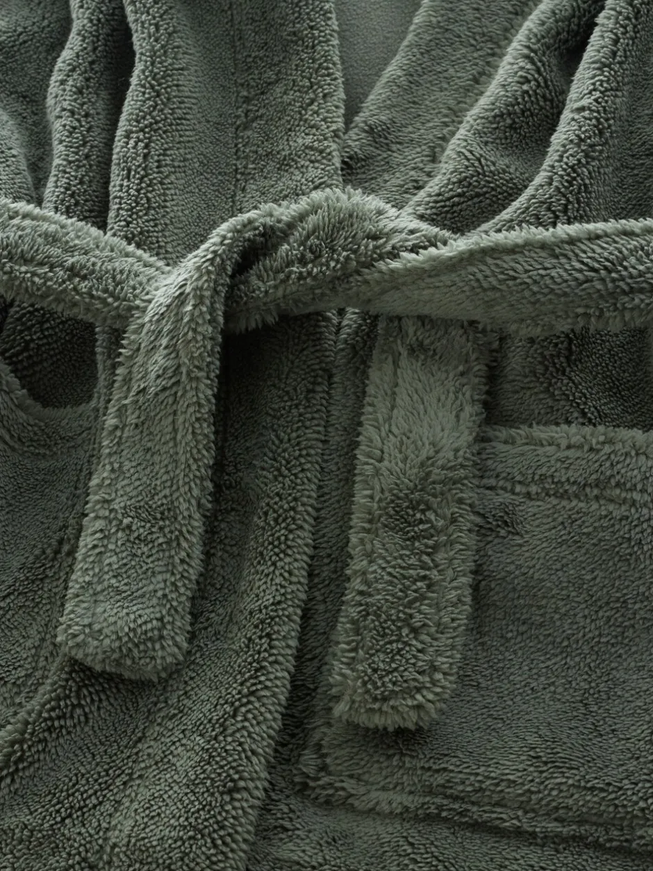 Kamerjassen*Next Groen - Fleece badjas (1,5-16jr)