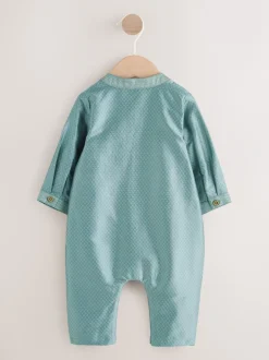 Rompertjes En Tuinbroeken|Next - Gelegenheidsrompertje voor baby's (0mnd -2jr) Groen